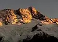 South aspect at sunrise