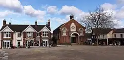 Swadlincote, the administrative centre of the South Derbyshire district