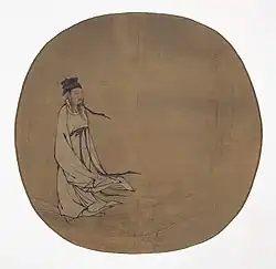 The Daoist immortal Lü Dongbin crossing Lake Dongting, Song dynasty