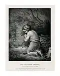 The Orphan's Prayer 1829 Lithograph on chine collé, British Museum