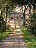 Road leading to the tomb in the Caffarella Park