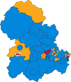 2007 results map