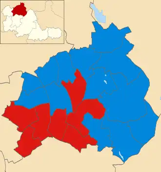 2023 results map