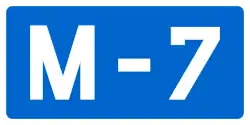 M-7 highway shield}}