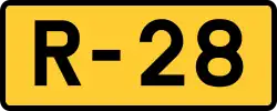 R-28 regional road shield}}