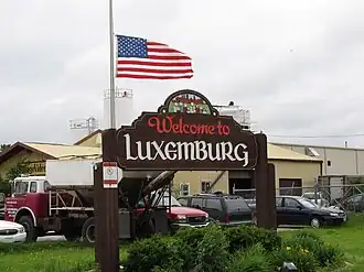 Welcome sign
