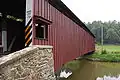 Side view of the bridge