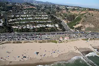 Pacific Palisades Bowl Mobile Estates next to Temescal Canyon, Los Angeles