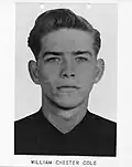 William Chester Cole FBI Most Wanted Poster