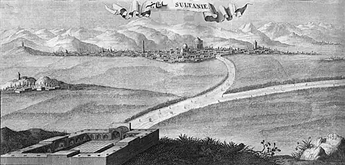 نمایی از شهر سلطانیه
