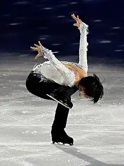 Hanyu at the exhibition gala of the 2017 World Championships