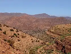 The اطلس کوچک South of Ait Baha, on the road to Tafraout
