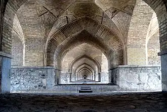 نمایی از لایه زیرین پل