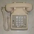 یک تلفن AT&T به رنگ بژ