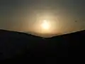 غروب آفتاب در عین الدین