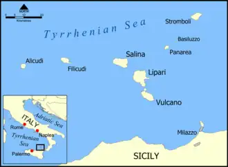 The Aeolian Islands.