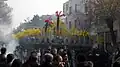 حمل علامت - مراسم عاشورا در تهران