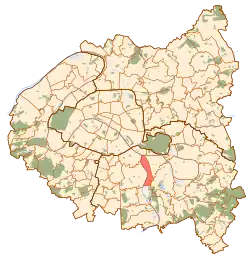 پاریس and inner ring departments
