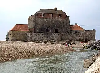 سباستین لو پرتر دو ووبن's Fort Mahon and the Slack River in Ambleteuse