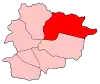 Position of Canillo parish in Andorra
