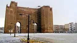 نمای ارگ در زمستان