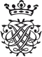 Johann Sebastian Bach's 1722 seal, used throughout his Leipzig years. It contains the letters 'J S B' superimposed over their mirror image. The whole is topped with a crown.