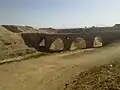 پل باقرآباد نیم‌ور بر روی رودخانه فصلی اناربار