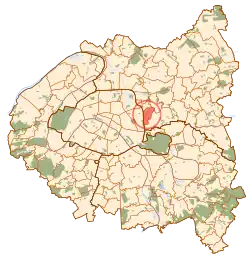 پاریس and inner ring départements