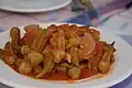Bamies (okra with tomato and oil)