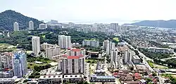 Aerial view of Bayan Baru