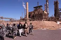 کارخانه کود شیمیایی بیجی در فوریه ۲۰۰۸ میلادی.