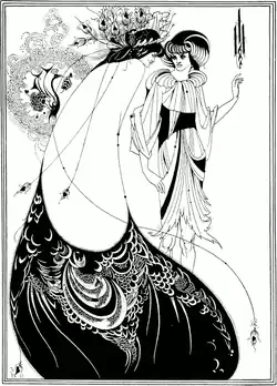 اوبری بردزلی Aubrey Beardsley انگلیسی و دیگر هنرمندان آرت نوو art nouveau در پوسترهایشان به جای سادگی هنر تولوز لوترک از خطهای تزیینی کشیده و روان و فرم‌های بلندبالای با شکوه، طرح‌های گرافیکی دلپذیر و پوسترهایی شیوا به وجود آوردند.