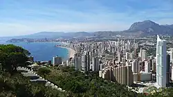 View over Benidorm, Costa Blanca