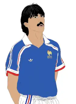 Drawing of Bernard Genghini