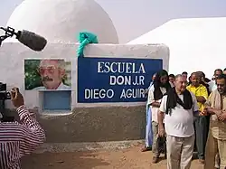 Inauguration of the school "José Ramón Diego Aguirre" in Bir Lehlou, ۲۰ مه ۲۰۰۵