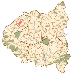پاریس and inner ring départements