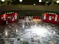 Looking down into the ticketing area of Estación Zaragoza
