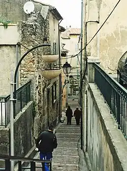 Pedestrian street in Brignoles.