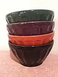 کاسه‌های سنتی مخصوص کافه اوله در فرانسه