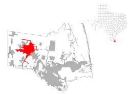 موقعیت Harlingen, Texas