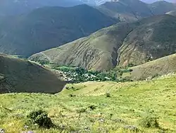 نمایی از روستای چمرود