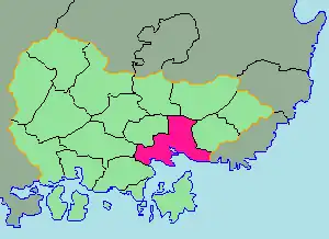 موقعیت Changwon