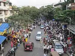 Market near Chembur railway station, Mumbai, India