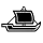d8 black boat