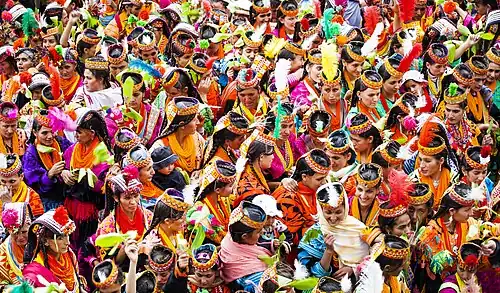 The animistic Kalash people at Chilam Joshi festival in Chitral, whose religion resembles ancient Hinduism