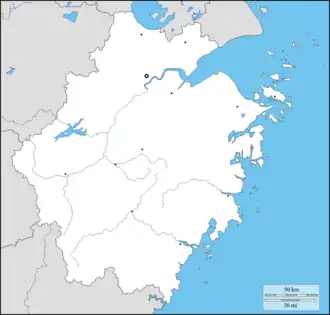 کوه تیانمو در چجیانگ واقع شده
