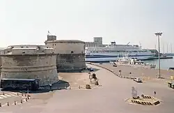 Civitavecchia fort and harbour