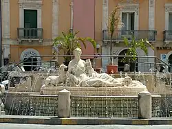 The Fountain of Diana in Comiso.