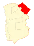 Map of Colchane in منطقه تاراپاکا