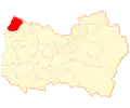 Map of Navidad commune in O'Higgins Region